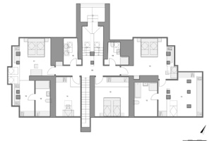 floor plan 5th floor - proposed state
