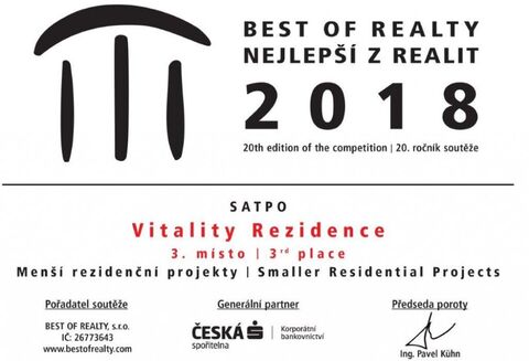 PRESTIŽNÍ CENA BEST OF REALTY 2018